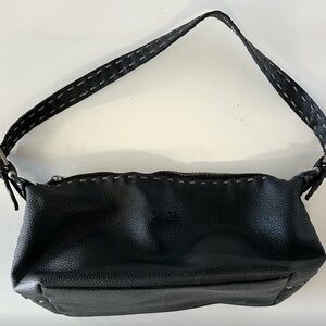Fendi Black Leather Shoulder Bag